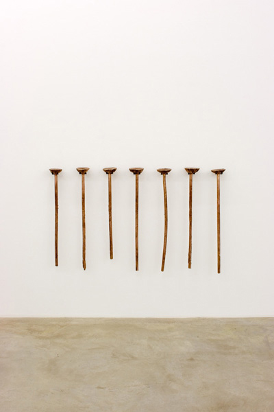 Johannes Wald, Presentiment, notion, agglomeration, reconsideration, doubt, confidence and devotion cast in bronze, 2011 