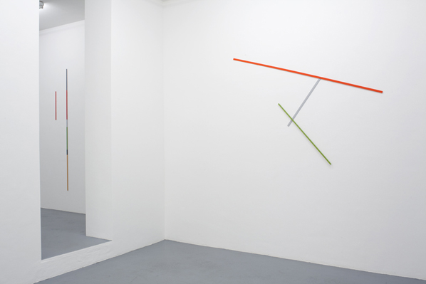 Lutz Fritsch, Raum hinter Fläche, Installation view, Galerie Christian Lethert, Cologne