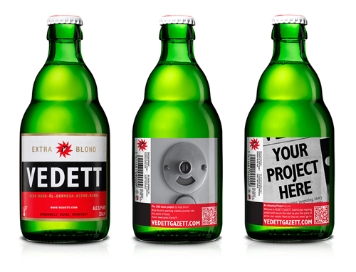 Vedett Gazett bottle series