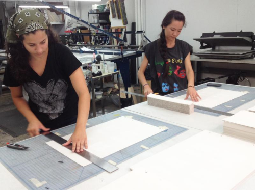 Interns Aubrey D'Agnolo and Lumi Jewell  