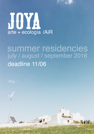 Joya: arte + ecología / Joya: AiR