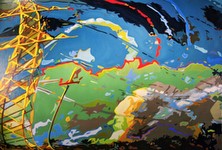 Prelude, 65"x96", oil/alkyd/canvas 2012