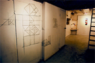 Pencil on wall, 2003