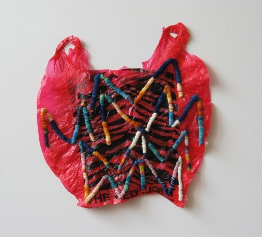 JOSH BLACKWELL, Plastic Basket (Red Zone), 2011<br class=