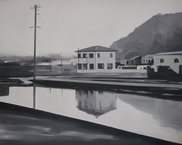 Block. 100x120cm. Acrylic on canvas. 2015<br class=