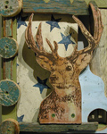 Deer, rescued wood