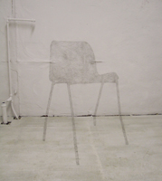 He notices that he still has a body