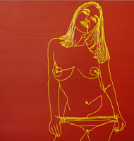 "May 1969", oil on wood, 13 x 14