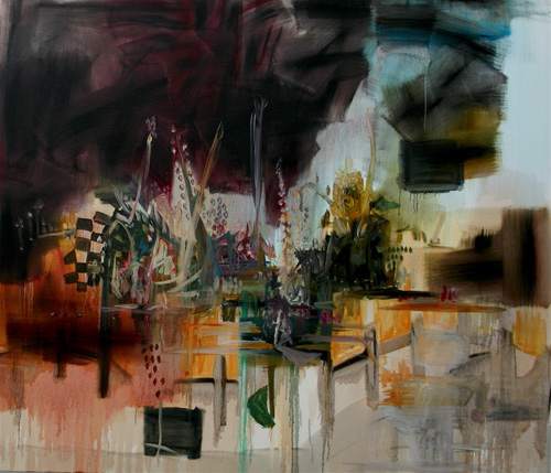 Heaven<br/>oil on canvas<br/>200 x 240cm<br/>