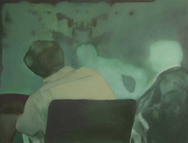 Three Men 2008<br/>Oil on canvas<br/>100cm x 130cm<br/>