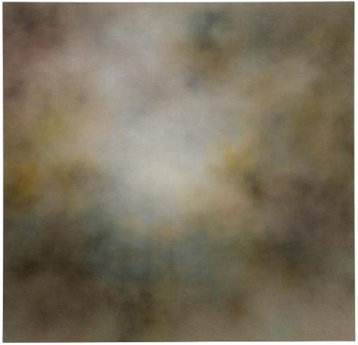 Michael Biberstein, Cluster, 2009<br/>Acrylic on canvas, 101.4 x 105.3<br/>Image � Michael Biberstein, courtesy GALERIE JAEGER BUCHER<br/>