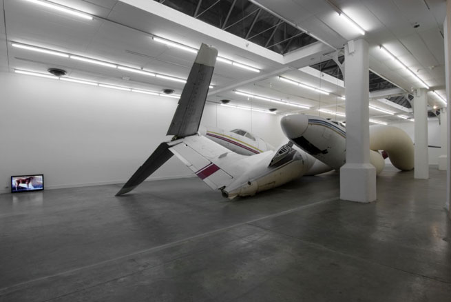Adel Abdessemed, Installation view of Telle m�re tel fils (2008) <br/>�Drawing for Human Park� at le Magasin, Grenoble, France, 2008 <br/>Image �  Adel Abdessemed, courtesy David Zwirner Gallery, New York<br/>