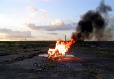 a problem of annihilation