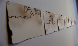 Installation view at Le Pave d