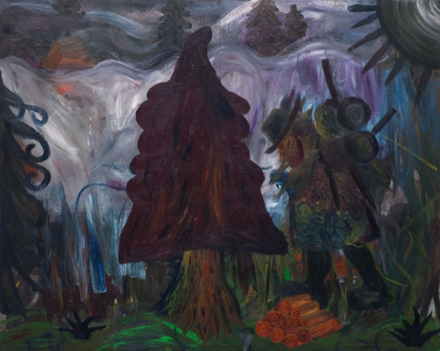 Tobias Hild . Hasenmatt 2010 <br/>oil on canvas 200 x 250 cm<br/>Image � Tobias Hild, courtesy Emmanuel Post, Leipzig<br/>