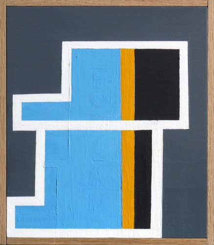 FUNLAND 2014<br/>Oil on wood 27.7 x 24.0 cm<br/>