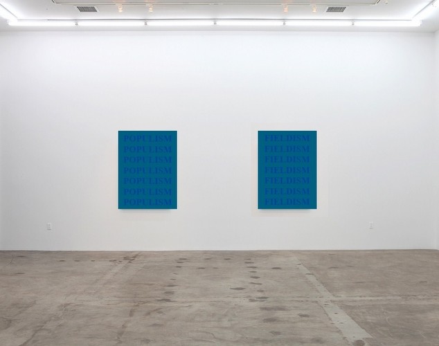 Populism & Fieldism, 2015<br/>Each panel 90 x 150 cm<br/>